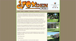 Desktop Screenshot of foxden.co.za